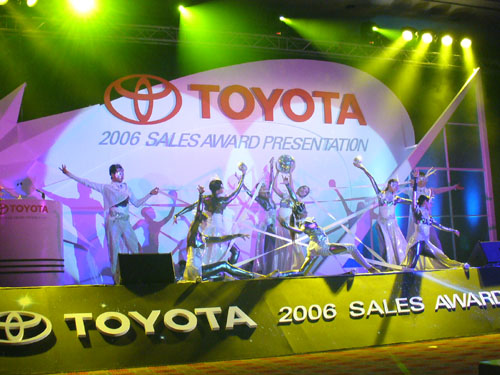 TOYOTA SALE YEARLY AWARD