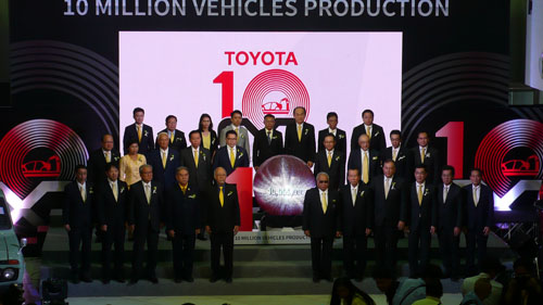 TOYOTA 10 MILLION VEHICLES PRODUCTION